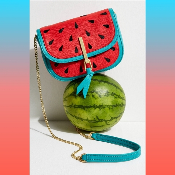 Vera Bradley Watermelon Leather Crossbody Bag - Picture 12 of 13